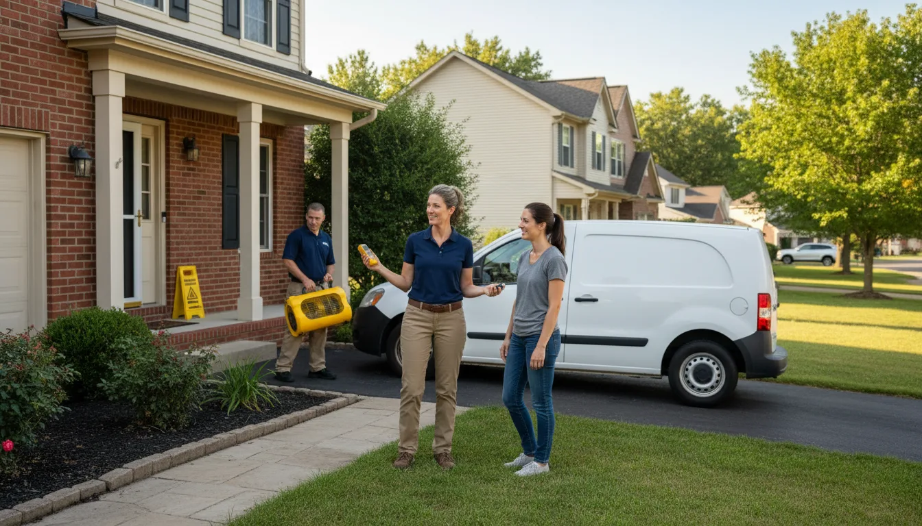 Water restoration image for Home Water Damage Repair in Mccallsburg, IA